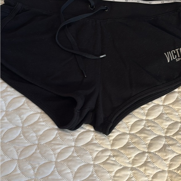Victoria Sport and Pink by Victoria’s Secret Black and Purple Pajama Shorts Smal - Picture 7 of 9